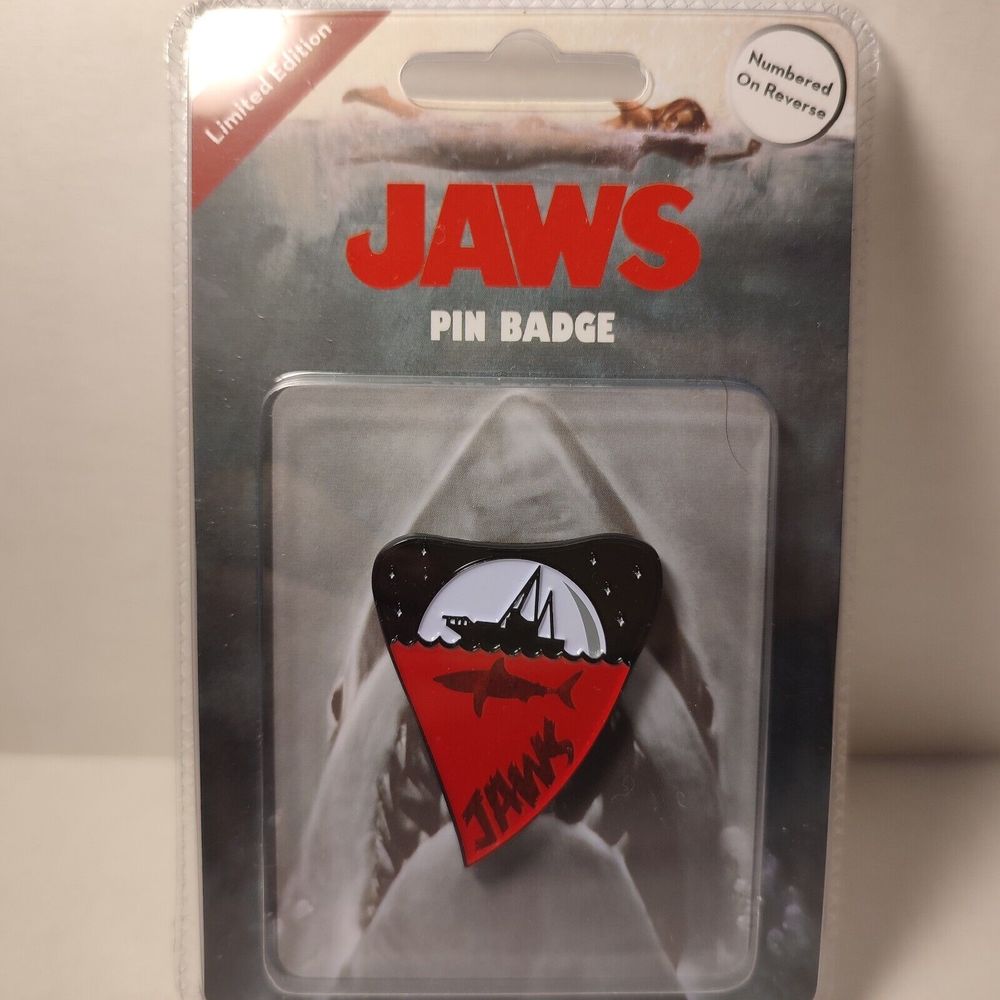 Jaws Limited Edition Enamel Pin Official Movie Collectible Emblem Lapel Badge